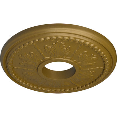 Médaillon de plafond H 13,875 po x l 13,875 po x P 1,25 po Tirana