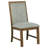 Natural Brown Rectangular Dining Set-196795889