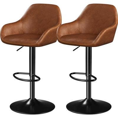 Tabourets de bar rotatifs 2 pièces Eastway
