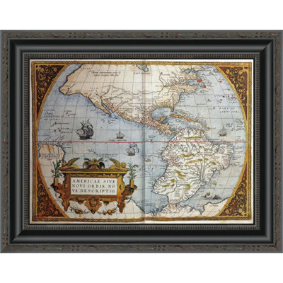 " Map Of America From Theatrum Orbis Terrarum "