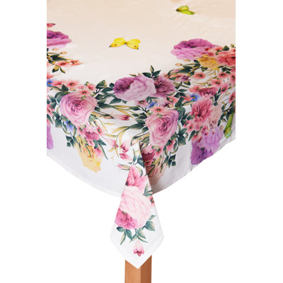 Tyris Floral 100% Cotton Tablecloth