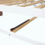 Lit de jour simple en bois massif avec couchette Brylen-49351423