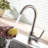 Kitchen Faucet Single Handle Stainless Steel,Commercial Single Hole Kitchen Sink Faucet,Modern One Hole Bar Sink Faucet-116628526