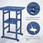 Ensemble de 3 chaises de bar et table Adirondack d'extérieur-297635031