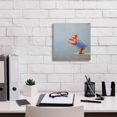 Le plongeon par Lucia Heffernan - reproduction