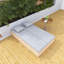 Lit de jour inclinable en rotin de 47 po de large avec coussins-1118267335