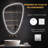 Dibbrun Frameless Lighted Bathroom Mirror-902978309-913749549