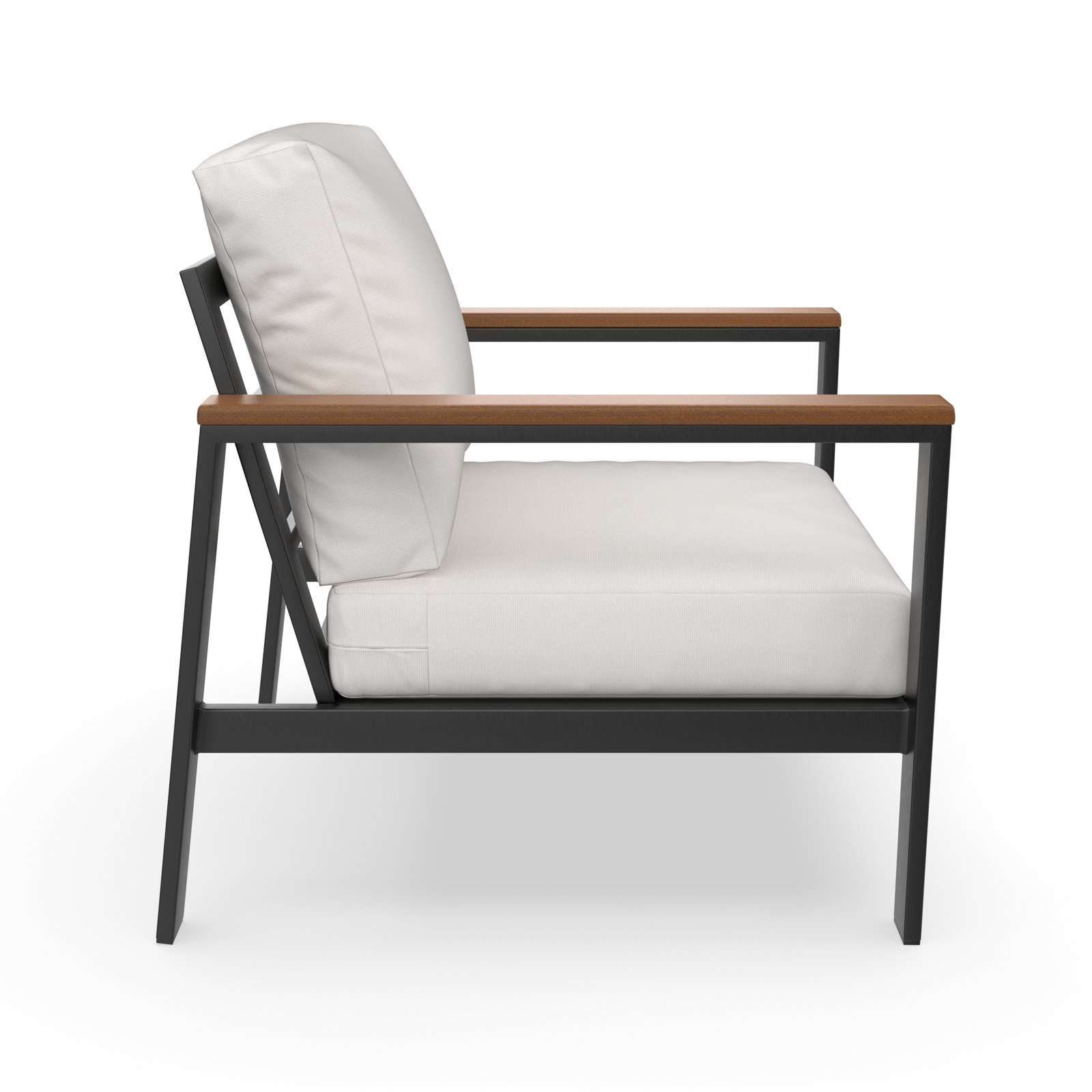 Townsend Sunbrella® Patio Lounge Chair, Sunbrella Canvas Natural, Brown, Yes