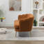 Petit canapé-causeuse moderne avec pieds en métal doré pour petit bureau-124500467
