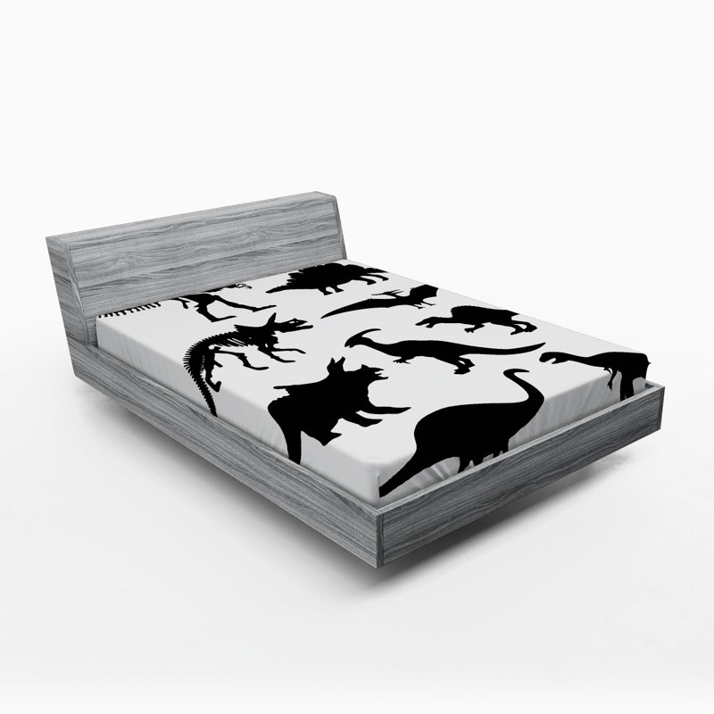Dinosaur Microfiber Fitted Sheet, Twin XL Fitted Sheet