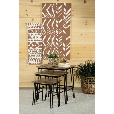 Solid Wood Nesting Tables by 17 Stories