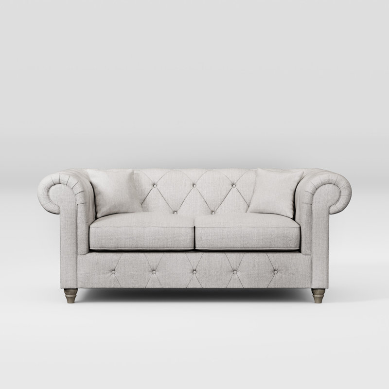 Ellrich 2 Seater Sofa, Washed Oak, Ash