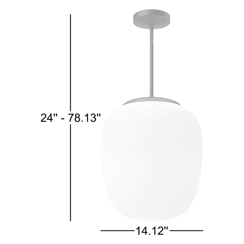 Holden 1 - Light Single Pendant, Matte Black