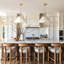 Luminaire suspendu moderne Lumina - en métal, tissu doré, ivoire, blanc, ivoire, 2 lumières, à brancher ou à branchement fixe pour salle à manger ou cuisine de style Mid-Century moderne, scandinave et contemporain