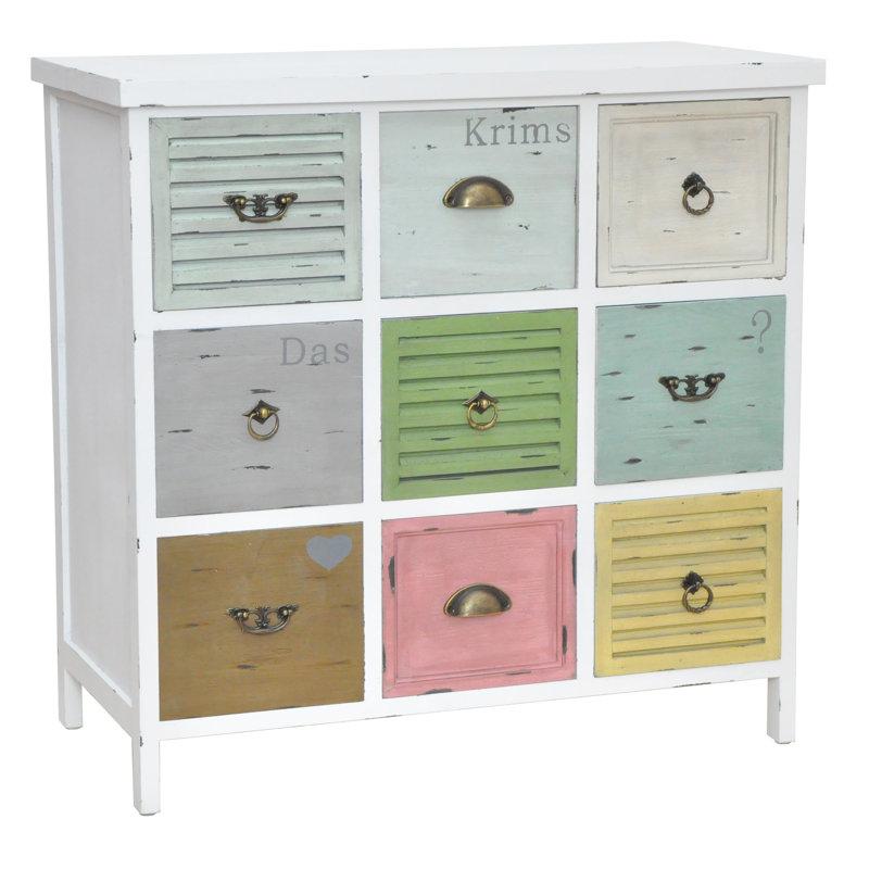 Bo 80cm W 9 - Drawer Chest of Drawers