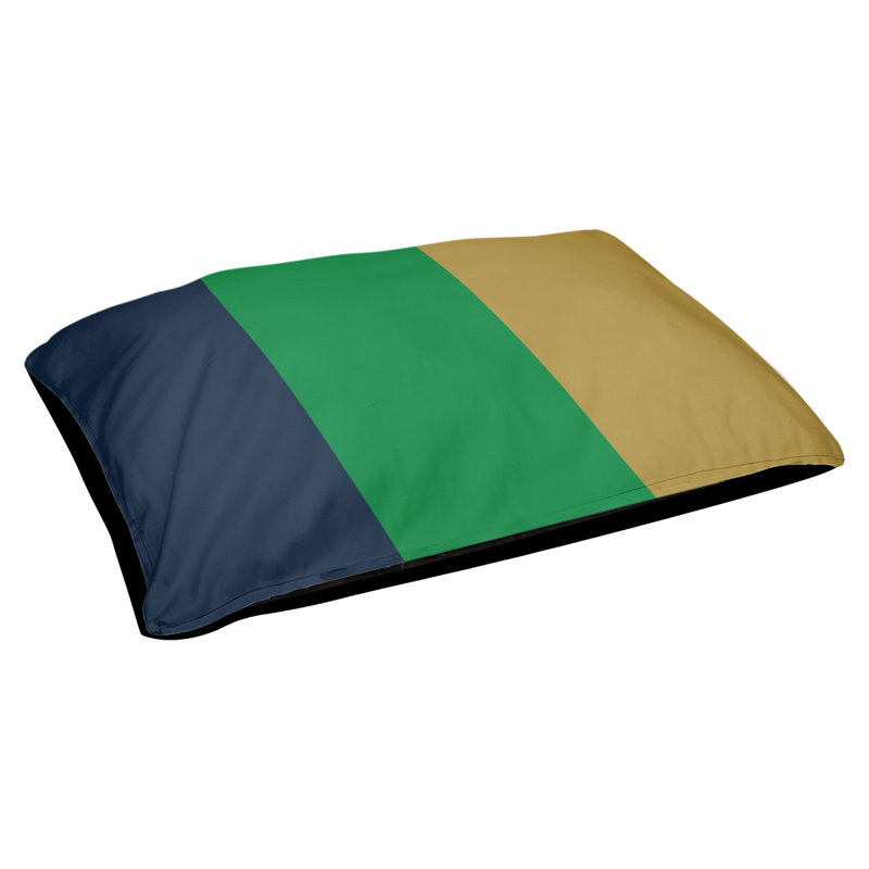 Coussin Atlanta, Grand (l 40 po x P 30 po x H 6,5 po), Blue/Green/Gold