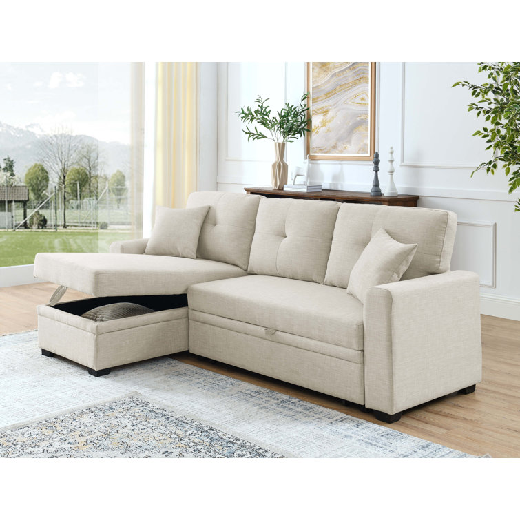 Sem 85.5'' Upholstered Sleeper Sofa (incomplete arms only)