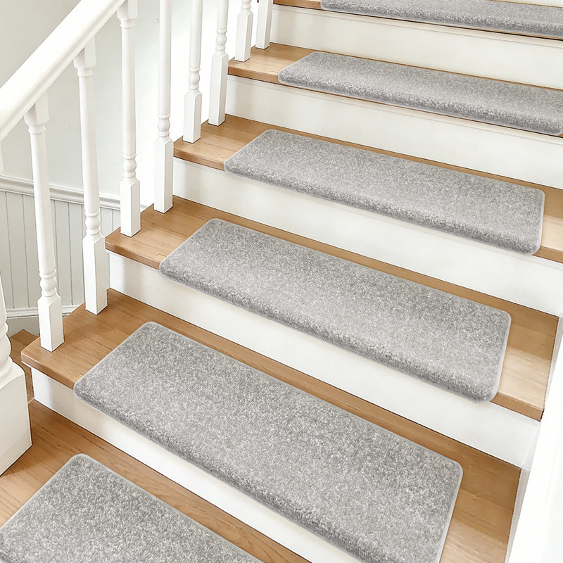 Ensemble de 14 marches d'escalier Monterey, Gris clair, 14
