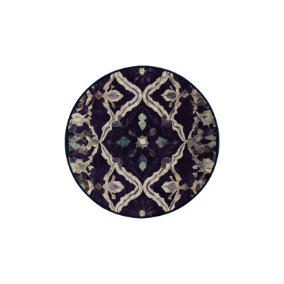 Machine Washable Purple Area Rug