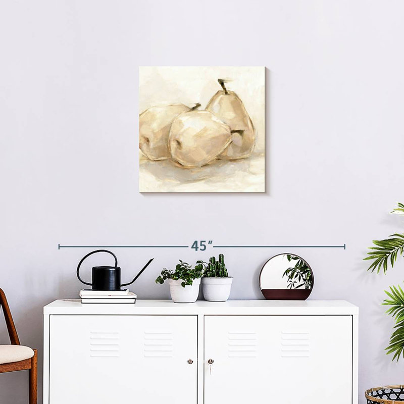 Yarlin White Pear Study II, 20" H x 20" W