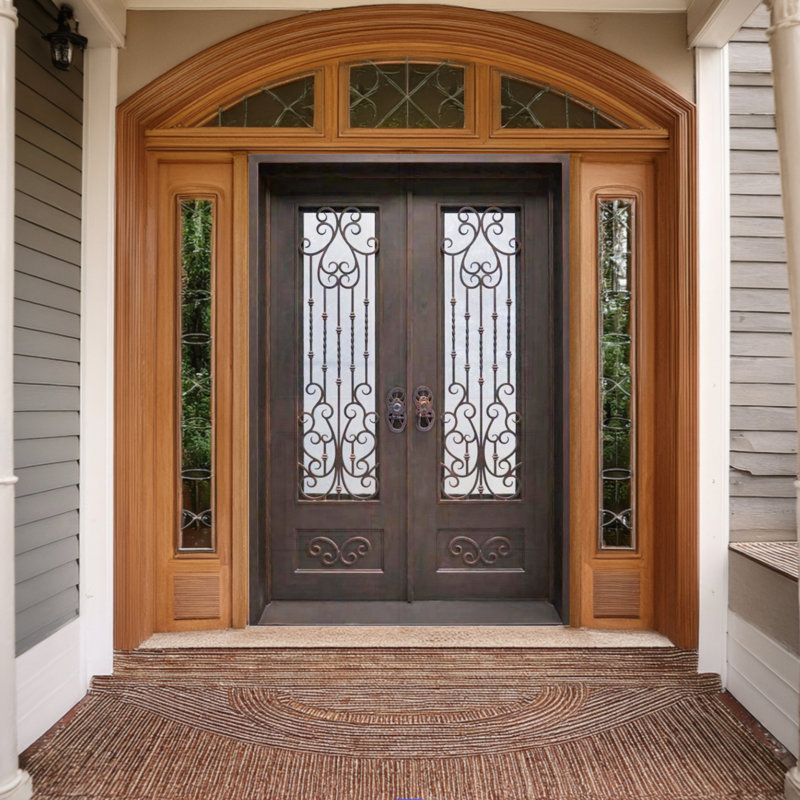 Elmwood Iron Double Doors