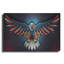 «Eagle with US Flag Wings Spread» par Flyland Designs sur métal-783059408