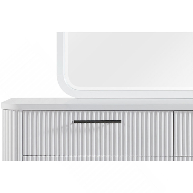 6 Drawer Dresser - White, White
