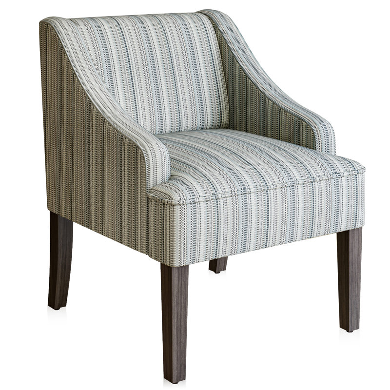 Fauteuil de 25,1 po de largeur Mhiraid, 100% polyester chatoyant