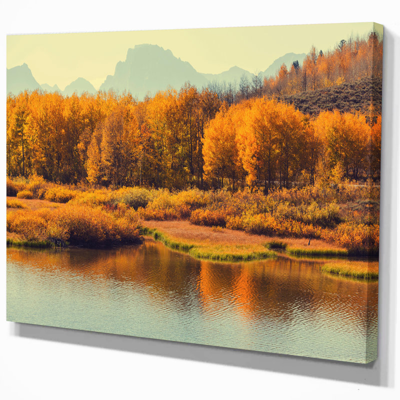 « glacier national park », reproduction de photo sur toile tendue, H 20 po x l 20 po x P 1 po