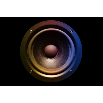 Audio Music Symbol 1 Piece Wrapped Canvas Wall Art