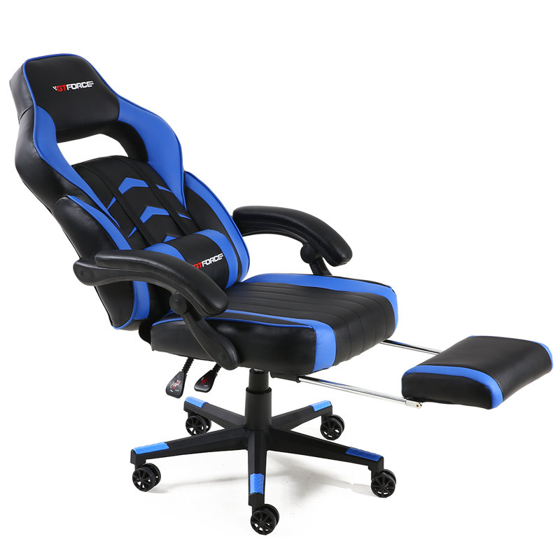 Fonseca Manufactured Wood Gaming Chair, Blue