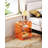 Table With Storage Shelf, Clear Side Table Nightstand-1464333932