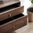 Simple black walnut TV audio-visual cabinet