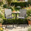 Ensemble de 2 tabourets de bar pivotants en tissu maillé respirant