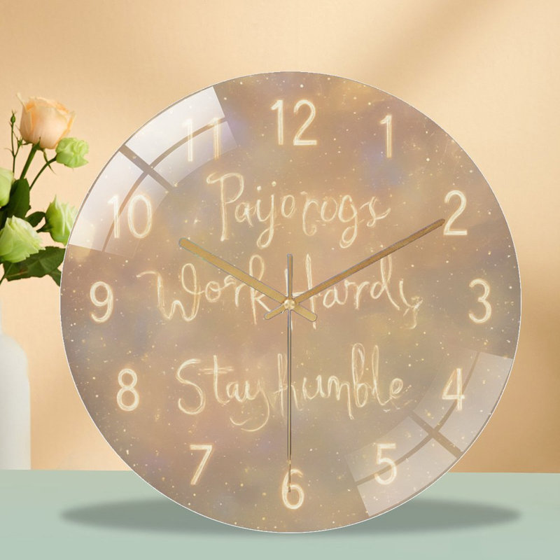 Horloge murale de 12 po