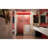 DreamLine Unidoor Plus 55.5 - 56 inch W x 72 inch H Frameless Hinged Shower Door in Brushed Nickel-121735856-122534124