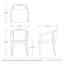Sobek Textured Back Outdoor Dining Chair