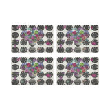 Pistils Metal Bouquet Pebble 17.5" Vinyl Placemat