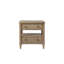 Table de chevet ouverte avec 2 tiroirs-489933993