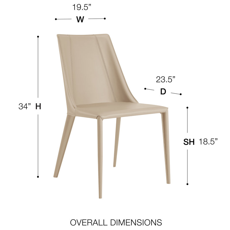 Adara 53" Dining Table In Walnut And 6 Carramar Chairs In Taupe, Beige