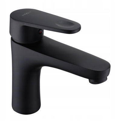 Mxn Kama Bateria Umywalkowa Czarna Waterfall Tap