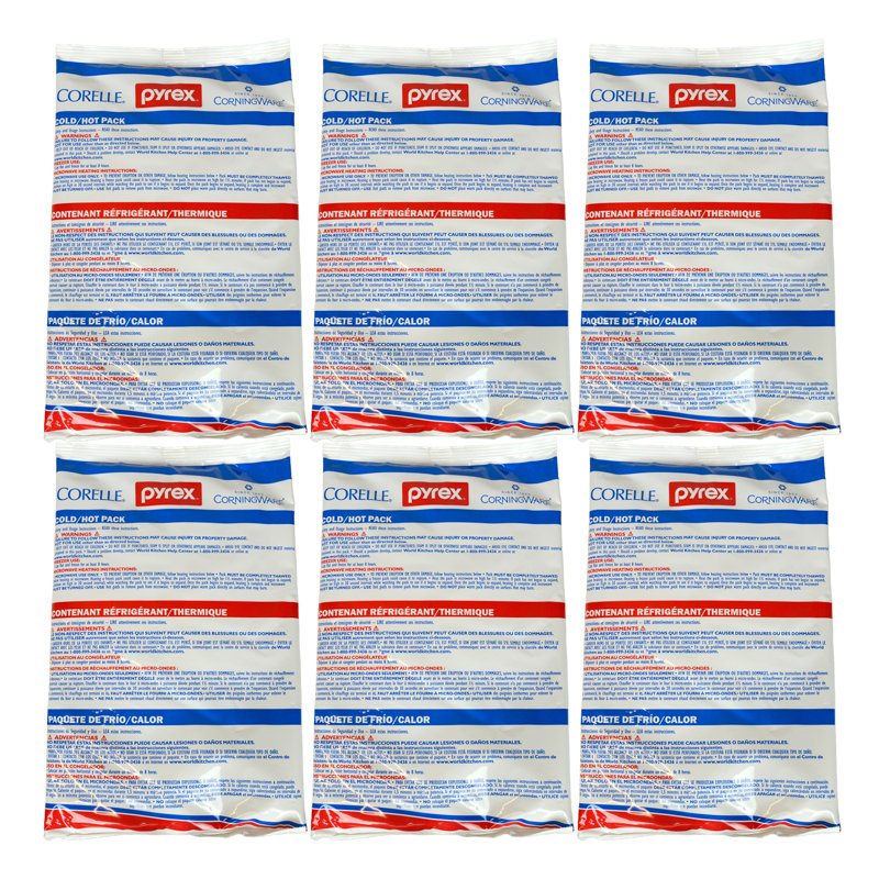 Grand paquet froid / chaud Pyrex 1122295 (paquet de 6)