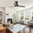 Aukje 48" Low Profile Ceiling Fan with 3CCT LED lights and Remote Control