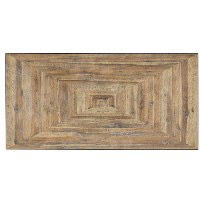 St. Armand Writing Desk, Light Brown/Bronze
