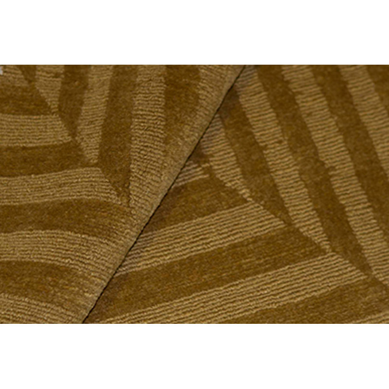 Hand-Knotted High-Quality Gold Area Rug