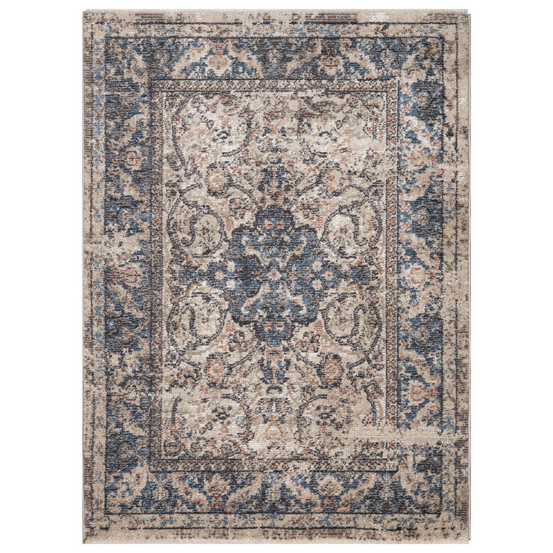 Tapis ivoire marocain sans esthétique, Rectangle 3 pi 3 po x 4 pi 7 po