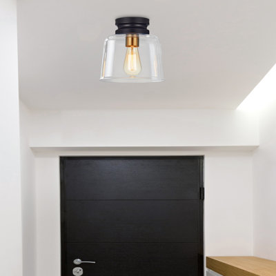 Gerwar Glass Flush Mount