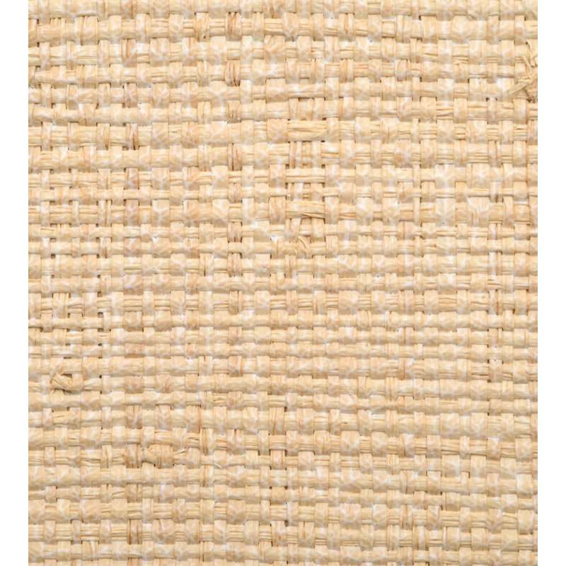 Hinson Icons Grass Cloth Wallpaper Roll, Whitewashed