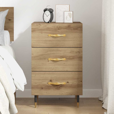 40cm W Manufactured Wood Bedside Table