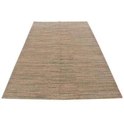 Tapis unique rose de 9 pi 2 po x 11 pi 9 po Bonard